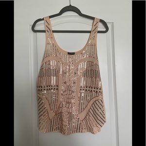 Shimmery tank top